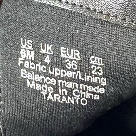 Fergalicious Womens Sz 6M Bootie Ankle Zip Boots Black Faux Leather Heel Comfort - Picture 10 of 12